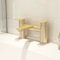 Suburb Brushed Brass Bathroom Taps